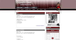 Desktop Screenshot of crossfiteast.com